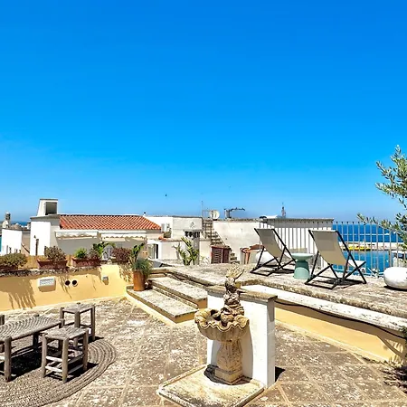 La Torretta - Authentic Historic House With Panoramic Sea-View Terrace In Otranto Old Town - Marea Stays Collection Otrante